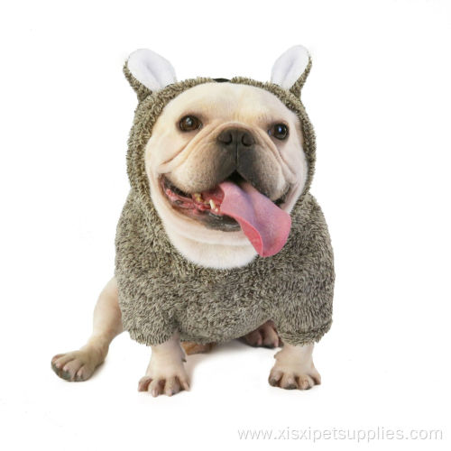 Wholesale new autumn coral bear style dog clothes